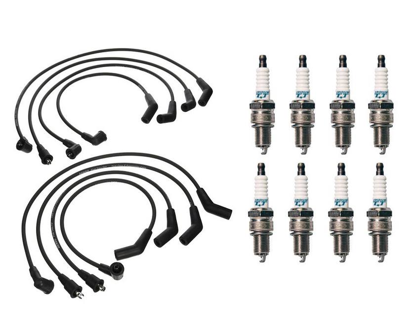 Audi Land Rover Ignition Wire Kit (8 Pieces) 101000039AB - Denso